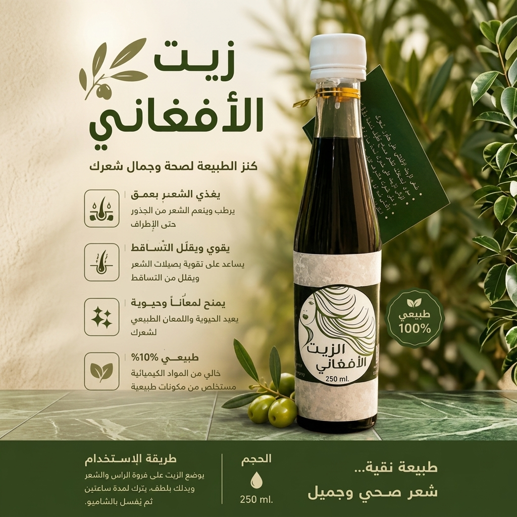 الزيت الافغاني لحل جميع مشاكل الشعر - الصورة 2